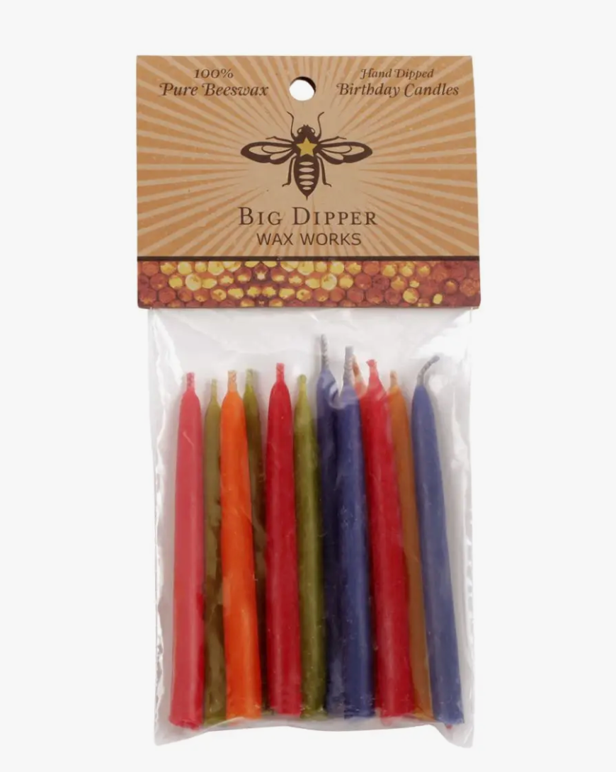 Beeswax Birthday Candles